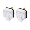 Permaplug Heavy-Duty 13 Amp UK 3-Pin Mains Plug Pack of 2