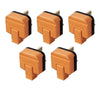 Permaplug Heavy-Duty 13 Amp UK 3-Pin Mains Plug Pack of 5