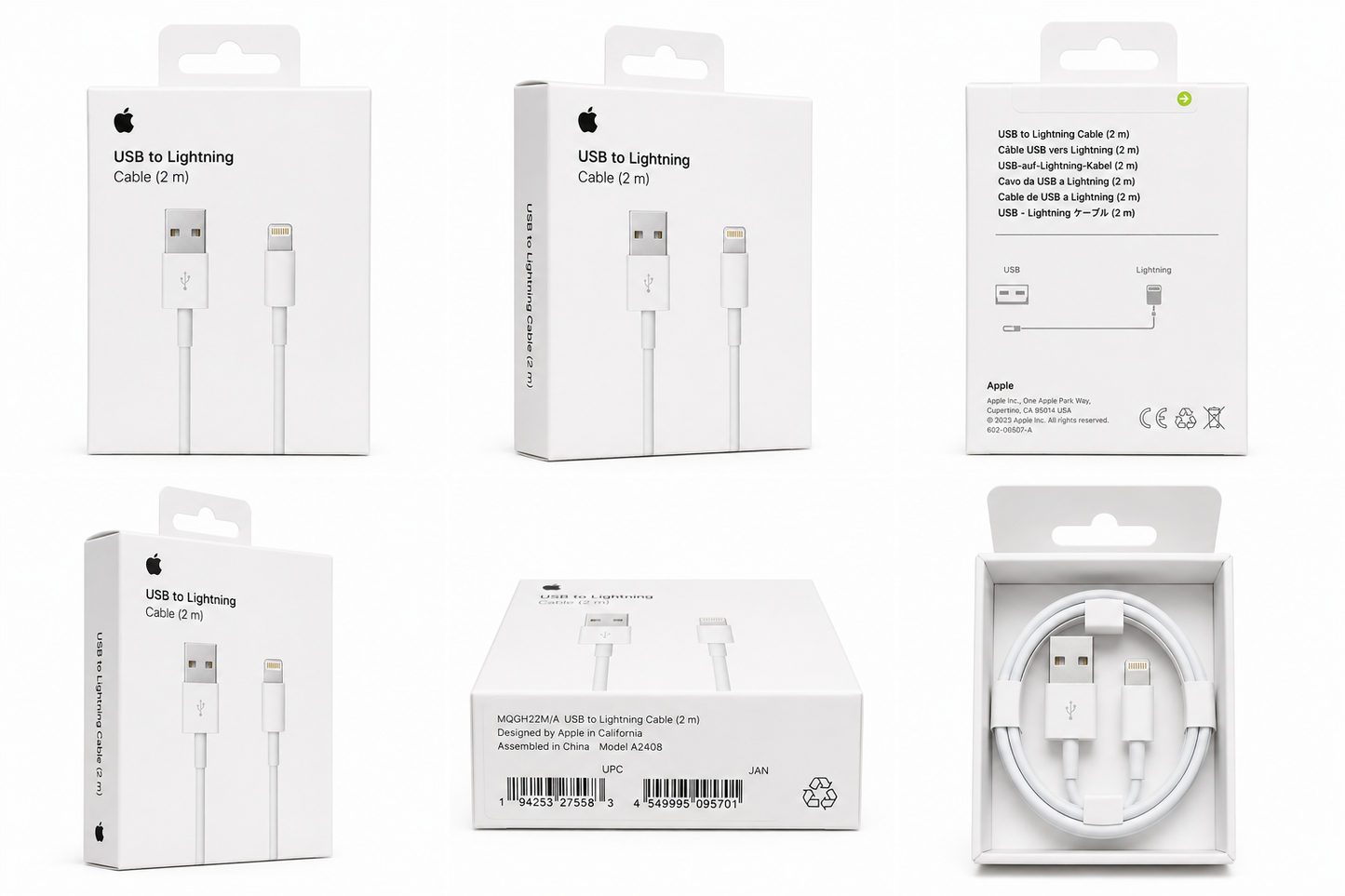 USB to Lightning Cable - 2M -Apple