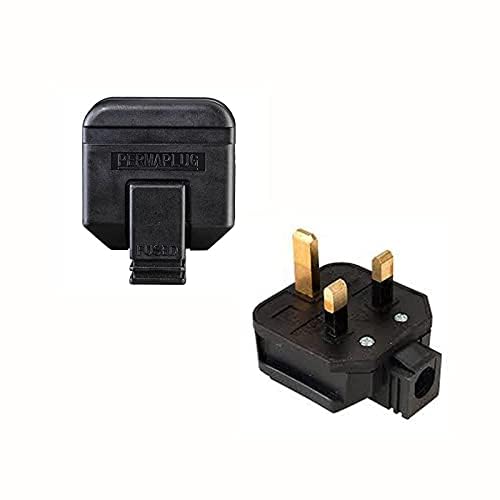 Heavy-Duty 13 Amp UK 3-Pin Mains Plug