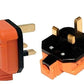 Permaplug Heavy-Duty 13 Amp UK 3-Pin Mains Plug Pack of 10