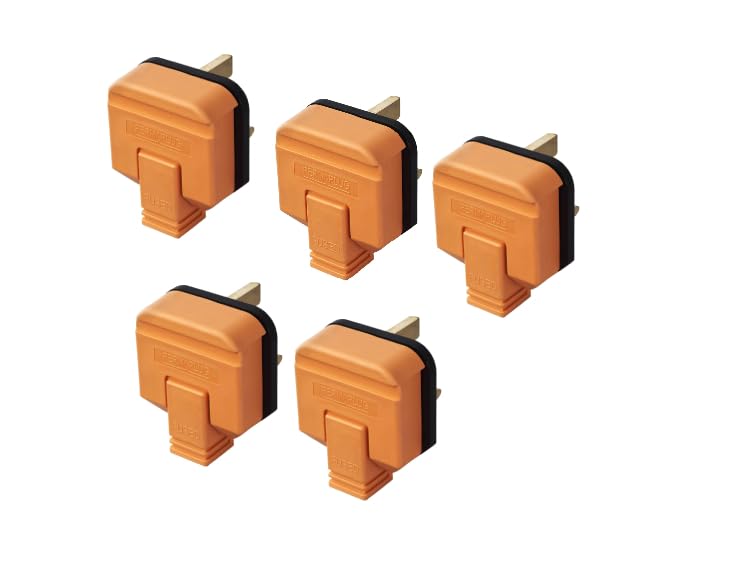 Permaplug Heavy-Duty 13 Amp UK 3-Pin Mains Plug Pack of 10