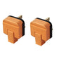 Permaplug Heavy-Duty 13 Amp UK 3-Pin Mains Plug Pack of 10