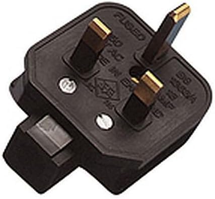 Heavy-Duty 13 Amp UK 3-Pin Mains Plug Pack of 2