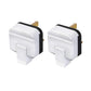 Permaplug Heavy-Duty 13 Amp UK 3-Pin Mains Plug Pack of 10