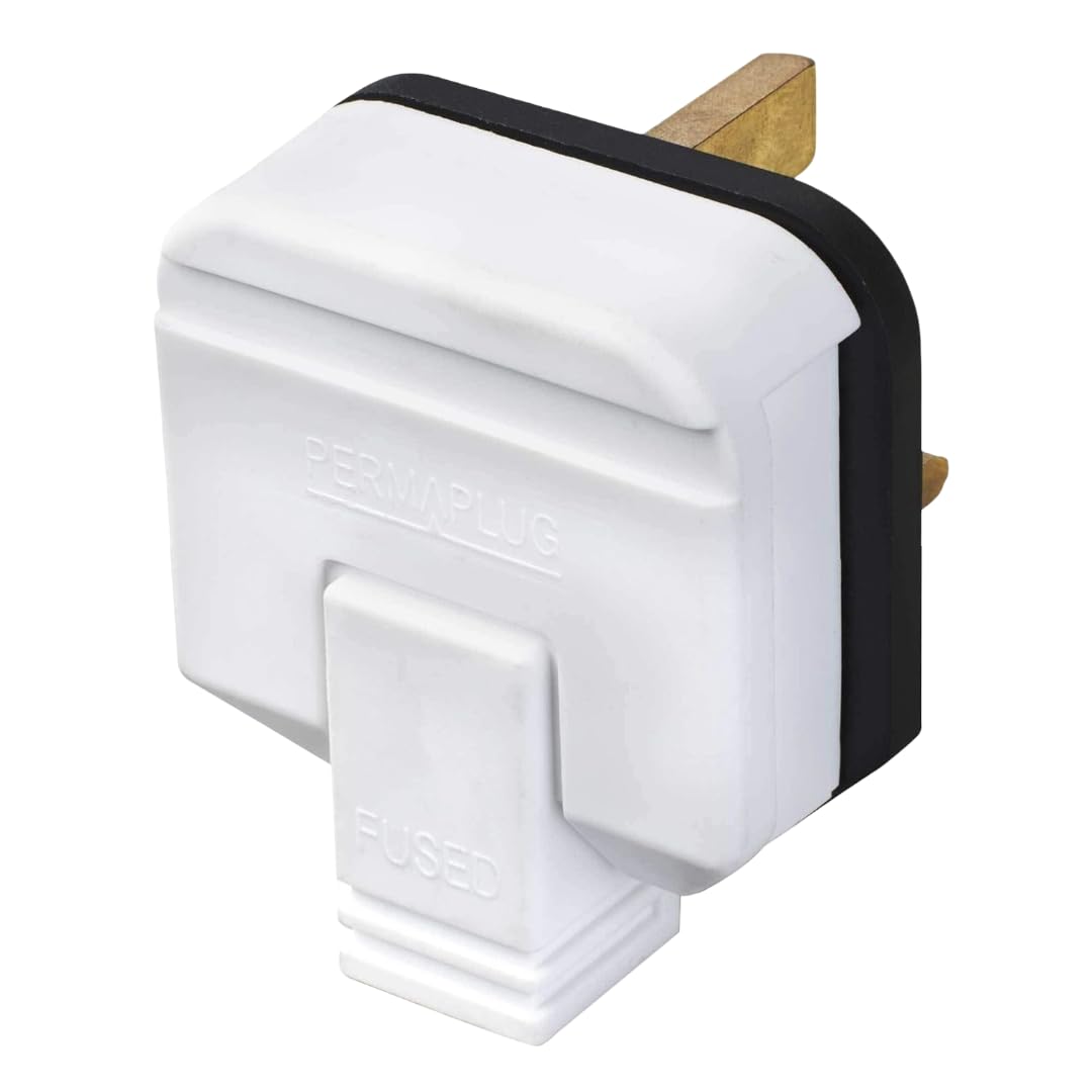 Permaplug Heavy-Duty 13 Amp UK 3-Pin Mains Plug Pack of 5
