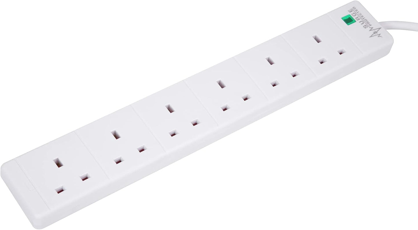 6 Way Extension Lead - 5m - PELB1703