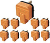 Permaplug Heavy-Duty 13 Amp UK 3-Pin Mains Plug Pack of 10