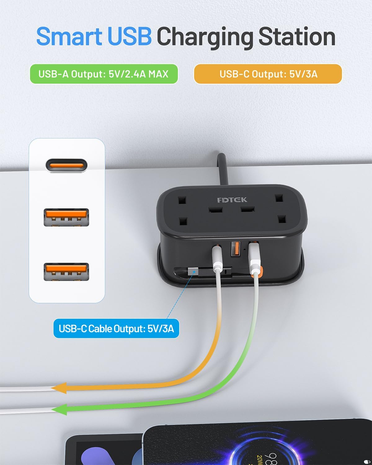 UK to European Plug Adapter