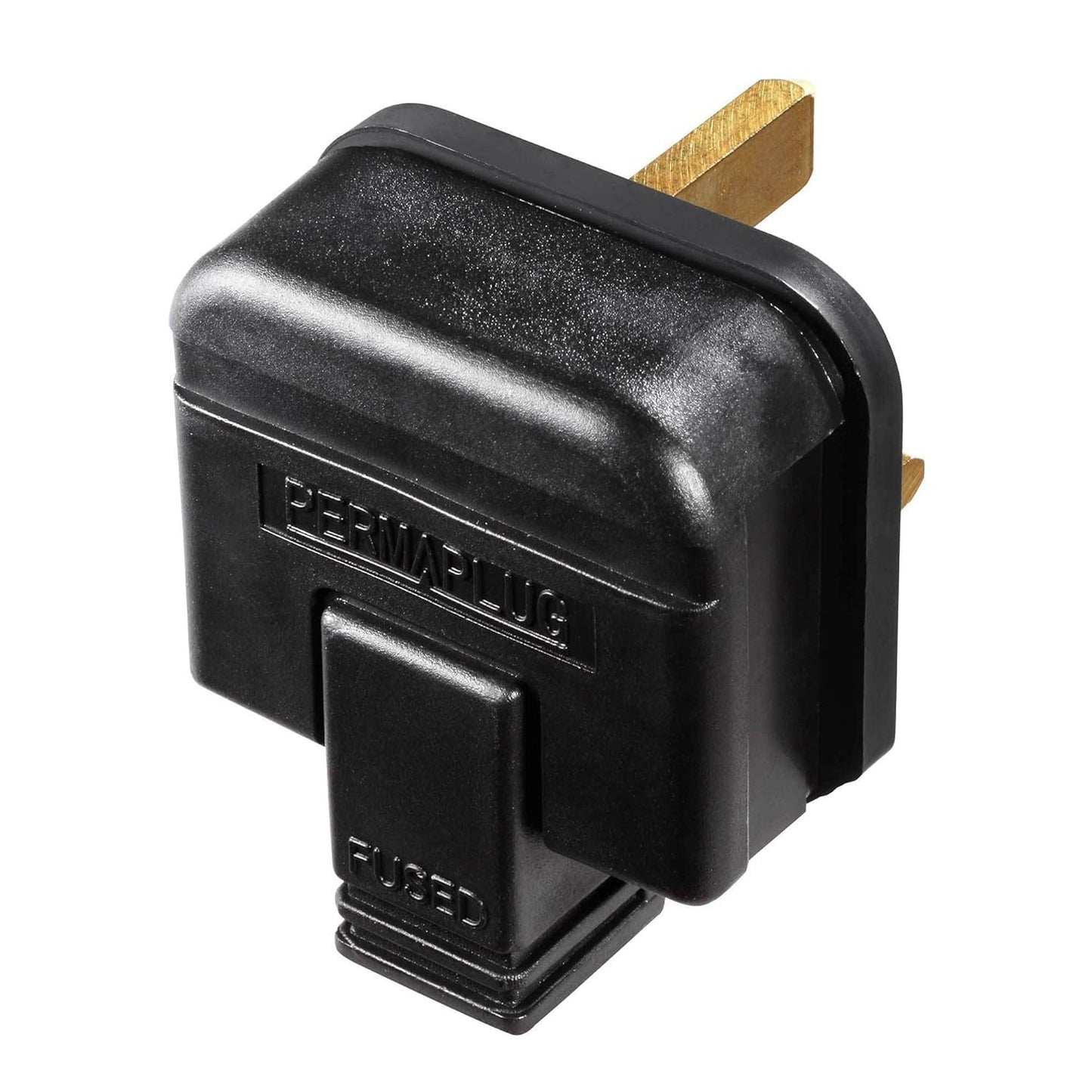 Permaplug Heavy-Duty 13 Amp UK 3-Pin Mains Plug Pack of 10