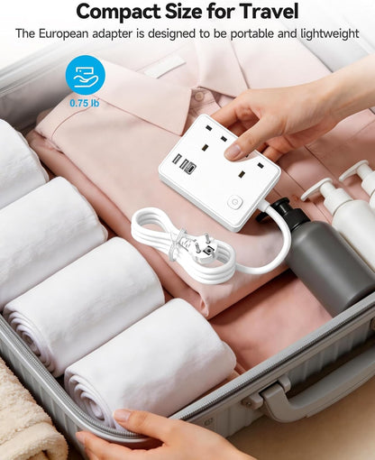 UK to European Plug Adapter
