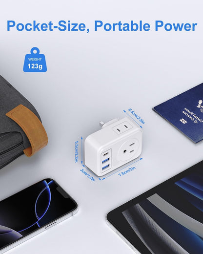 US to UK Plug Adapter