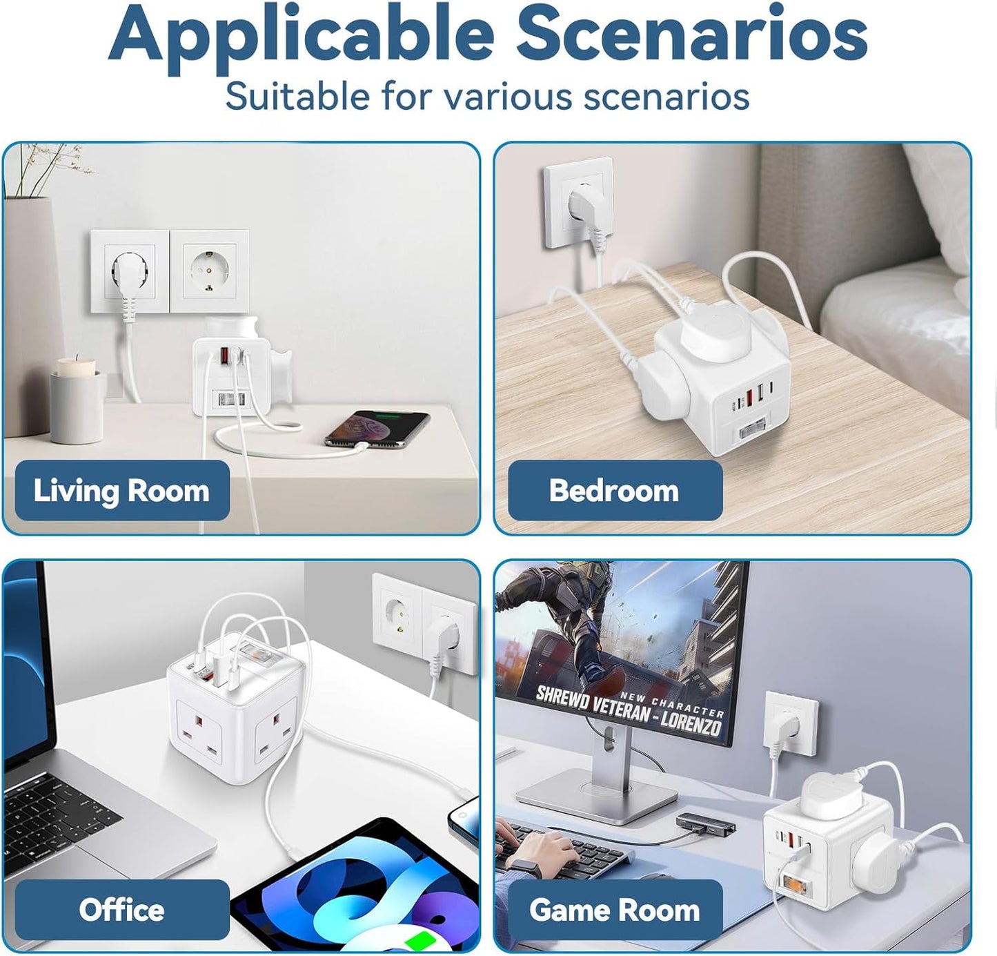 UK to European Plug Adapter