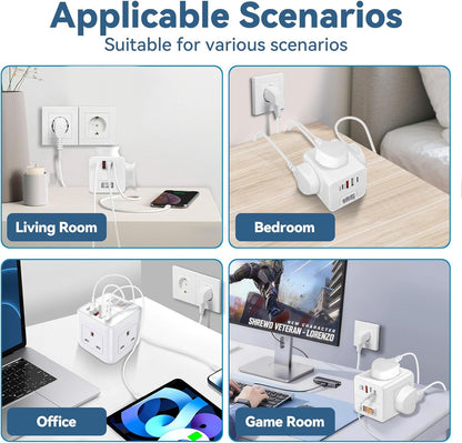 UK to European Plug Adapter