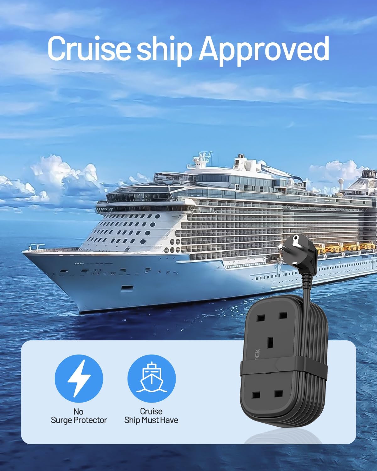 UK to European Plug Adapter