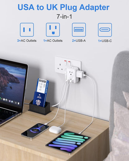 US to UK Plug Adapter