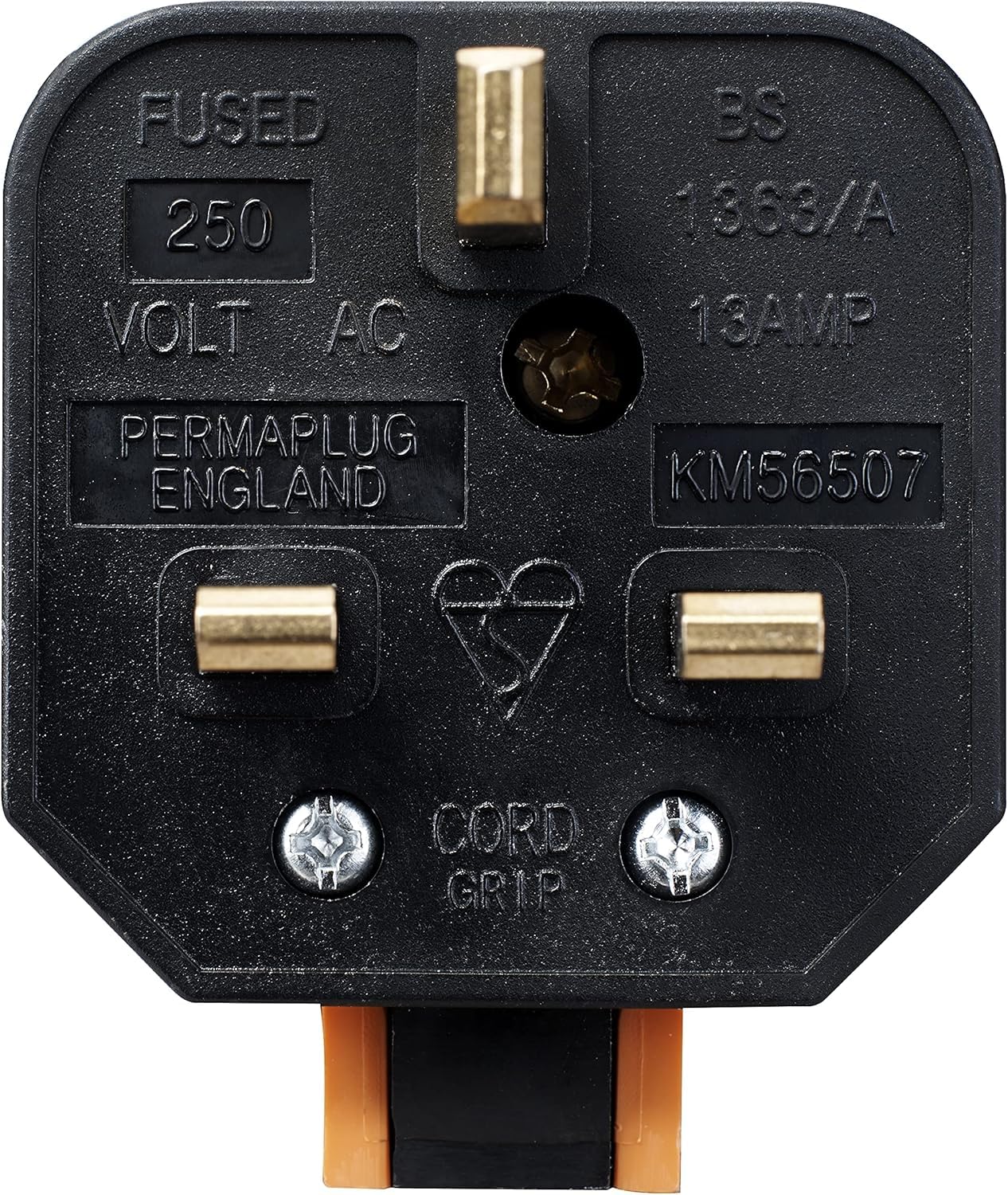 Heavy-Duty 13 Amp UK 3-Pin Mains Plug