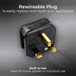 Permaplug Heavy-Duty 13 Amp UK 3-Pin Mains Plug Pack of 5