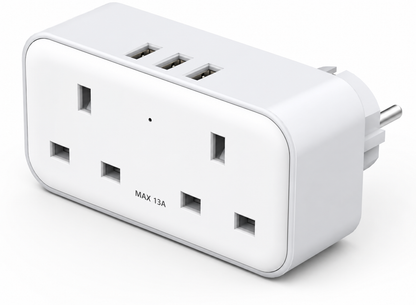 UK to European Plug Adapter