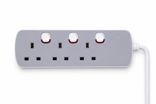 3 way extension lead - 1m - PELB1761