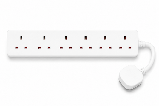 6 Way Extension Lead - 0.5m – PELB1709