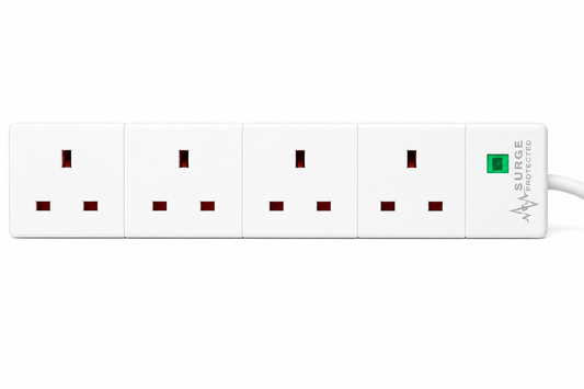 4 way extension lead - 8m - PELB1537