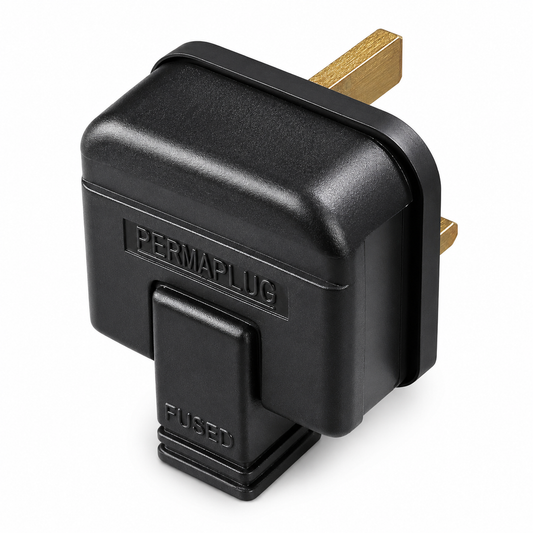 Permaplug Heavy-Duty 13 Amp UK 3-Pin Mains Plug