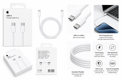 Usb Type C Charging Cable - 1m- Apple