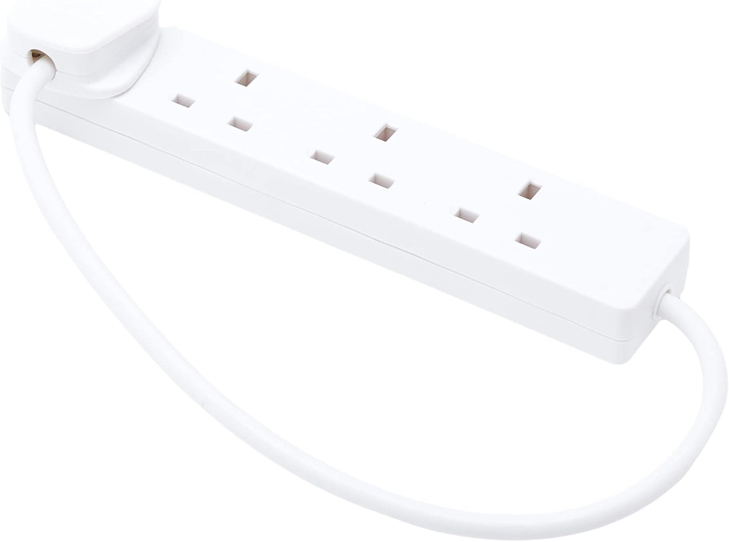 4 Way Extension Lead - 0.5m - PELB1901