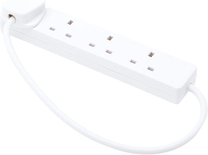 4 Way Extension Lead - 0.5m - PELB1901