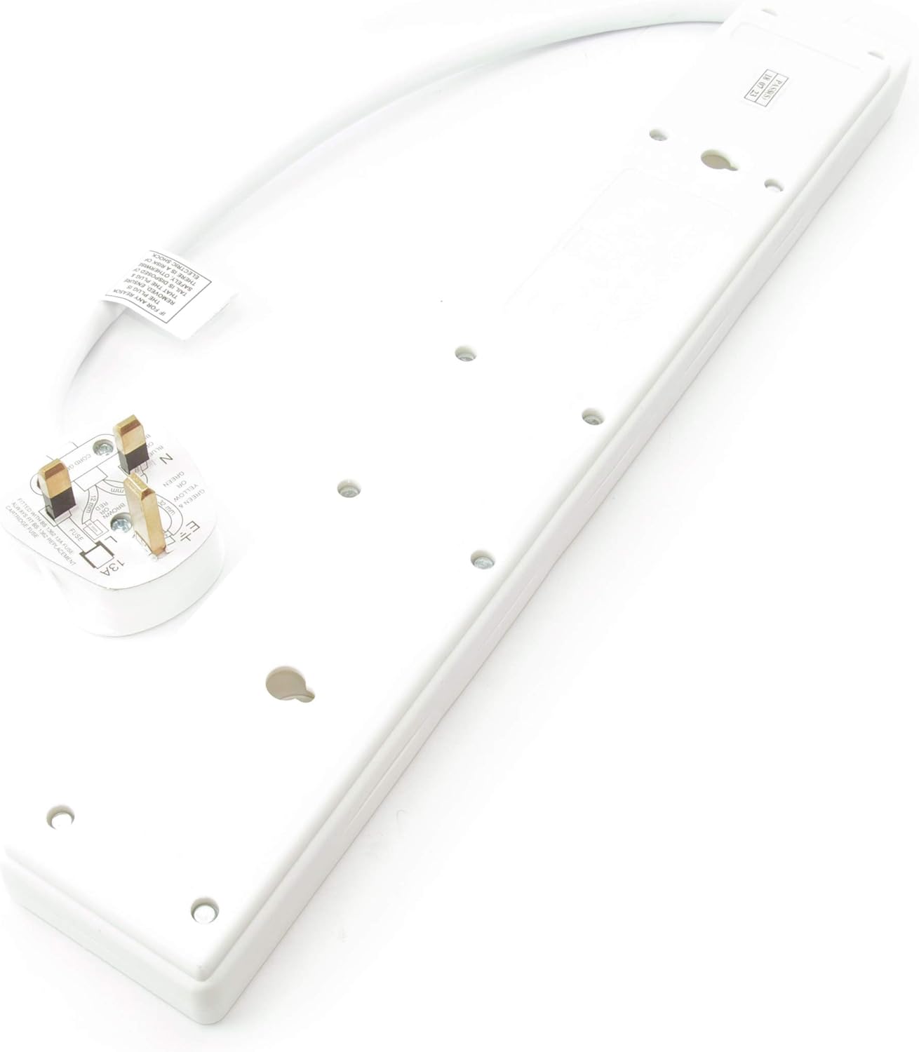 6 Way Extension Lead - 0.5m – PELB1709