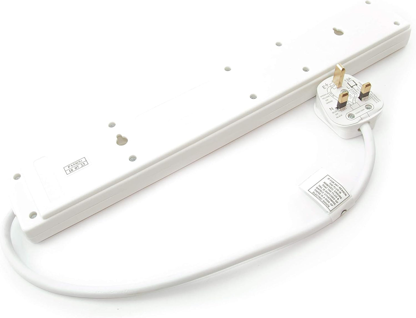 6 Way Extension Lead - 0.5m – PELB1709